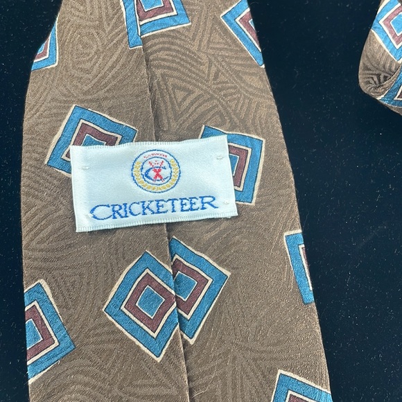 Necktie 100%silk, Cricketeer brand - Picture 3 of 5